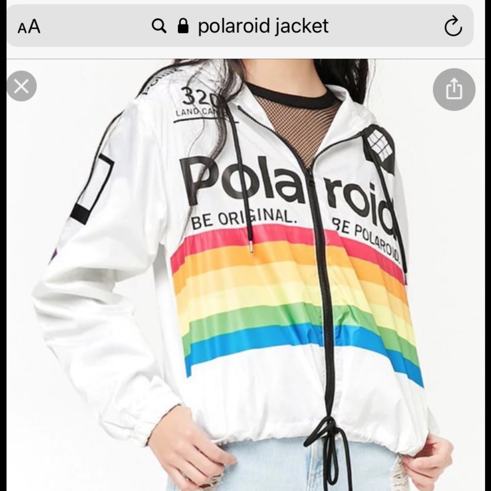 Polaroid Windbreaker jacket